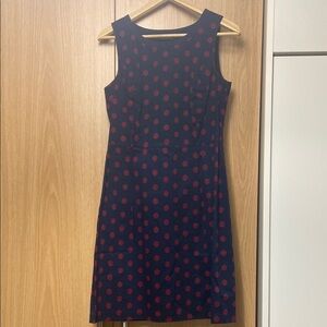 Tommy Hilfiger Blue and Red A-Line Mini Dress